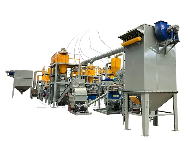 Planta de reciclaje de baterías de iones de litio