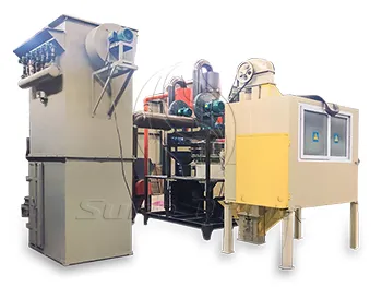 Máquina separadora de aluminio y plástico