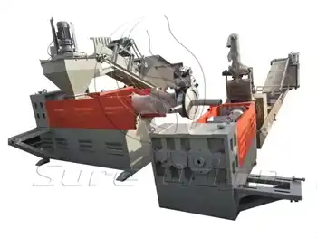 Línea de limpieza de botellas de PET